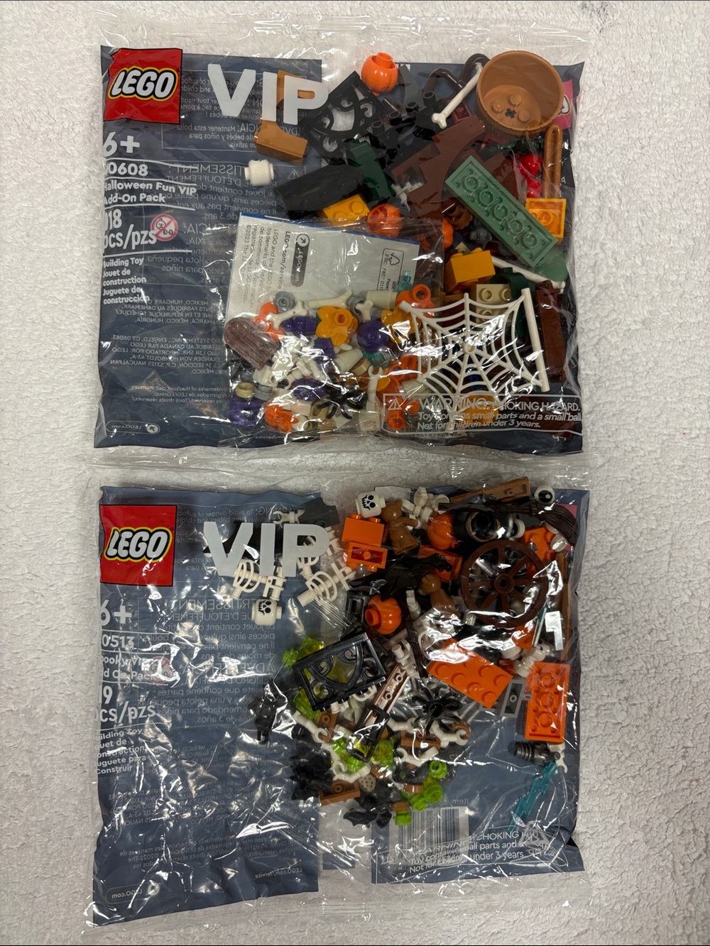 Lego halloween 40608 and 40513 spooky vip, Halloween fun vip sets new